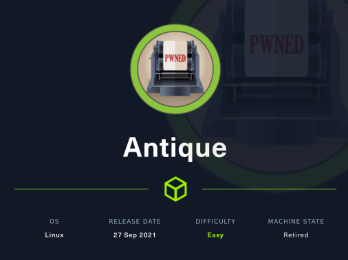 💻 Antique – Writeup