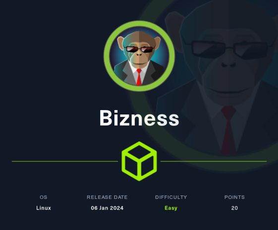 💻 Bizness – Writeup